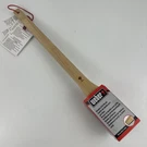 Weber 18 In. Stainless Steel Bristles Bamboo Handle Grill Cleaning Brush 6276. Fixed Price $18.95.