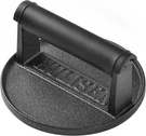 Hulisen Pre-seasoned Cast Iron Burger Press, Heavy Duty 6 Round. Fixed Price $36.21.