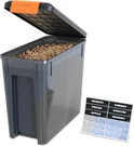 Grills BAC637 Stay Dry Pellet Storage Bin With Locking Lid, 22LB Capacity Wood. Fixed Price $54.80.