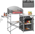 Aluminum Portable Camping Kitchen, Folding Cooking With 26" Tabletop, Deta. Fixed Price $126.99.