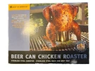 Steven Raichlen- Best Of Barbecue Beer-can Chicken Roaster Rack Set, Stainless. Fixed Price $25.00.