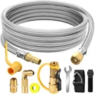Propane Quick Connect Hose For Rv To Gas Grill, 12FT, Silver. Fixed Price $66.40.