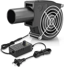 Gdstime Bbq Air Blower 97MM, Variable Speed Centrifugal Fans Black. Fixed Price $38.76.