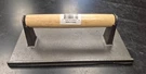 Update International SWI-84 Cast Iron Steak Weight W/ Wooden Handle 8.25" X 4.2". Fixed Price $9.99.