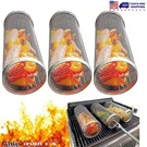 Rolling Grilling Basket Bbq Net Tube Round Stainless Steel Mesh Cylinder. Fixed Price $8.70.