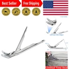 Durable Stainless Steel Grill Grate Lifter Gripper Ideal For Kamado And Weber. Fixed Price $18.04.