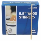 1000 Royal Coffee Stirrers 5 1/2" Long Woodgrain Beverage Sticks New. Fixed Price $14.95.