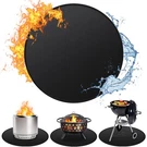 36'' Pit Mat For Solo Stove Bonfire, Doublesided Fireproof Under Grill M.... Fixed Price $42.56.