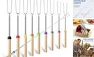 Tiptap Marshmallow Roasting Sticks Set, 10PCS With Random Colors, Extendable. Fixed Price $21.49.
