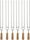 Imeea Double Pronged Skewers For Grilling Stainless Steel 6-PIECE, Silver. Fixed Price $22.69.