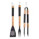 Mr Bar-b-q 3-PIECE Sure Grip Bbq Tool Set W/ Rubber Handles & Non-stick Coated. Fixed Price $28.99.