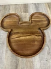 New Picnic Time Disney Mickey Mouse 16" Acacia Wood Serving Board. Fixed Price $25.00.