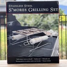 Charcoal Companion Stainless Steel S'mores Grilling Set Rack & 4 Skewers Nib Bbq. Fixed Price $19.99.