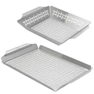 Little Griddle GT-525 Grill Pan And Basket Set, High Sidewalls With Bui.... Fixed Price $83.48.