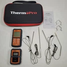 Thermopro TP-08S Wireless Remote Food Thermometer With 4 Probes And Hard Case. Fixed Price $53.20.