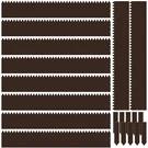 10 Pieces Steel Landscape Edging With Clips, 40 X 6 Inch Garden Edgi.... Fixed Price $118.45.