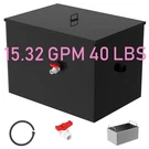 Commercial Carbon Steel Grease Trap 40LB 15.32GPM,UNDER Sink W/ Removable Filter. Fixed Price $143.50.