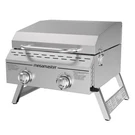 Megamaster 2-BURNER Stainless Steel Portable Gas Grill With Built-in Lid, 16,.... Fixed Price $188.99.