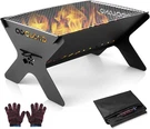 Odoland Camping Campfire Grill Portable Folding Charcoal Bbq Free Shipping. Fixed Price $69.95.