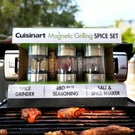 Cuisinart Magnetic Grilling Spice Set Stainless Steel Outdoor CSS-33 New. Fixed Price $24.30.