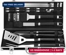 Grilljoy Bbq Accessories Tools Set 22PCS Stainless Steel Barbecue Usa. Fixed Price $45.14.