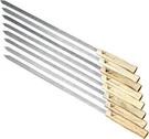 Brazilian Bbq Skewers, Stainless Steel Kabob Sticks, 17-INCH Flat Blade, Heavy-d. Fixed Price $24.76.