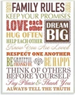 Stupell Home Cor Family Rules Autumn Colors Wall Plaque, 10 X 0.5 15, Proudl. Fixed Price $35.98.