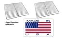 Charmglow Hej Older Gas Grill (two) Plated Cooking Grids Total 23.75" X 14.25". Fixed Price $49.99.