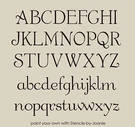 3" Caps & Lc Letters 12 Pc Stencil French Chic Alphabet Shabby Country Diy Signs. Fixed Price $39.95.