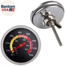 2 Pcs Bbq Grill Temperature Gauge, Charcoal Pit Smoker Thermometer. Fixed Price $17.57.