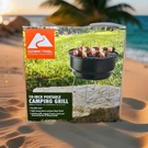 Ozark Trail 10" Steel Portable Camping Charcoal Grill, Model 31313 Durable. Fixed Price $17.98.