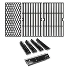 Uniflasy Grill Heat Plates And Cast Iron Cooking Grates For Dyna-glo DGH450CR.... Fixed Price $93.99.