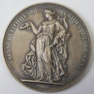 Switzerland Geneva Music Conservatory Art Nouveau Silver Prize Medal By A. Bovy. Fixed Price $350.00.
