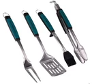 Char-broil Comfort-grip 4-PIECE Stainless Steel Bbq Tool Set. Fixed Price $25.00.