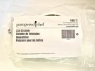 Pampered Chef Disc. Can Strainer #2495 White New Original Packaging. Fixed Price $11.48.
