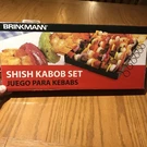 Brinkmann Shish Kabob Set Model 812-9021-S Open Box New. Fixed Price $20.00.