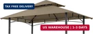 Abccanopy Grill Gazebo Replacement - 5X8 Double Tiered Bbq Top Cov. Fixed Price $45.94.