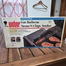 Nos Weber Steam-n-chips Smoker Kit #9880 Smoking Grill Attachment For Gas. Fixed Price $49.95.