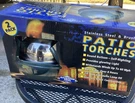 Rockford Tool Stainless Steel Brushed Round Patio Torches 2 Pack Nib. Fixed Price $79.99.