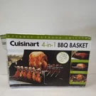 Cuisinart 4-IN-1 Bbq Rib & Wing Holder, Roasting Basket, Beer Can Chicken. Fixed Price $12.00.