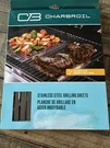 Char-broil Stainless Steel Silver Grilling Sheet Set Model 7486478 For Bbq. Fixed Price $11.00.
