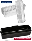 Utheer Grease Catcher For Camp Chef Griddles With 15-PACK Foil Drip Pan Liners,. Fixed Price $36.74.