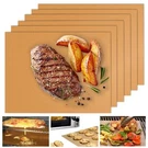 Copper Grill Mats For Outdoor Set Of 6 Heavy Duty Non Stick Bbq. Fixed Price $22.74.