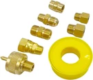 Mensi Weed Torch Gas Propane Tank Bottle Converter Kit, 1LB Fitting With 3/8"NPT. Fixed Price $45.48.