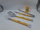 Green Bay Packers 4 Piece Bbq Set By Sportula & Nfl New No Box.. Fixed Price $29.99.