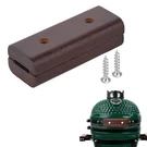 Zmxlqzj 4'' Handle Block Replacement With Screws For Big Green Egg Brown. Fixed Price $14.76.