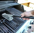 1PC Bbq Grill Brush Stainless Steel Bristles With Long Plastic Handle - New. Fixed Price $14.49.