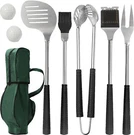 Jishi 8PCS Bbq Accessories Grilling Gifts For Men Golfers Stocking.... Fixed Price $53.78.