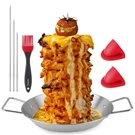 Al Pastor Shawarma Skewer Stand For Grill W/ 3 Stainless Steel Spikes. Fixed Price $36.30.