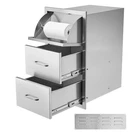 17W X 30H 21D Inch Outdoor Kitchen Stainless Steel Double Access Drawers With. Fixed Price $303.24.